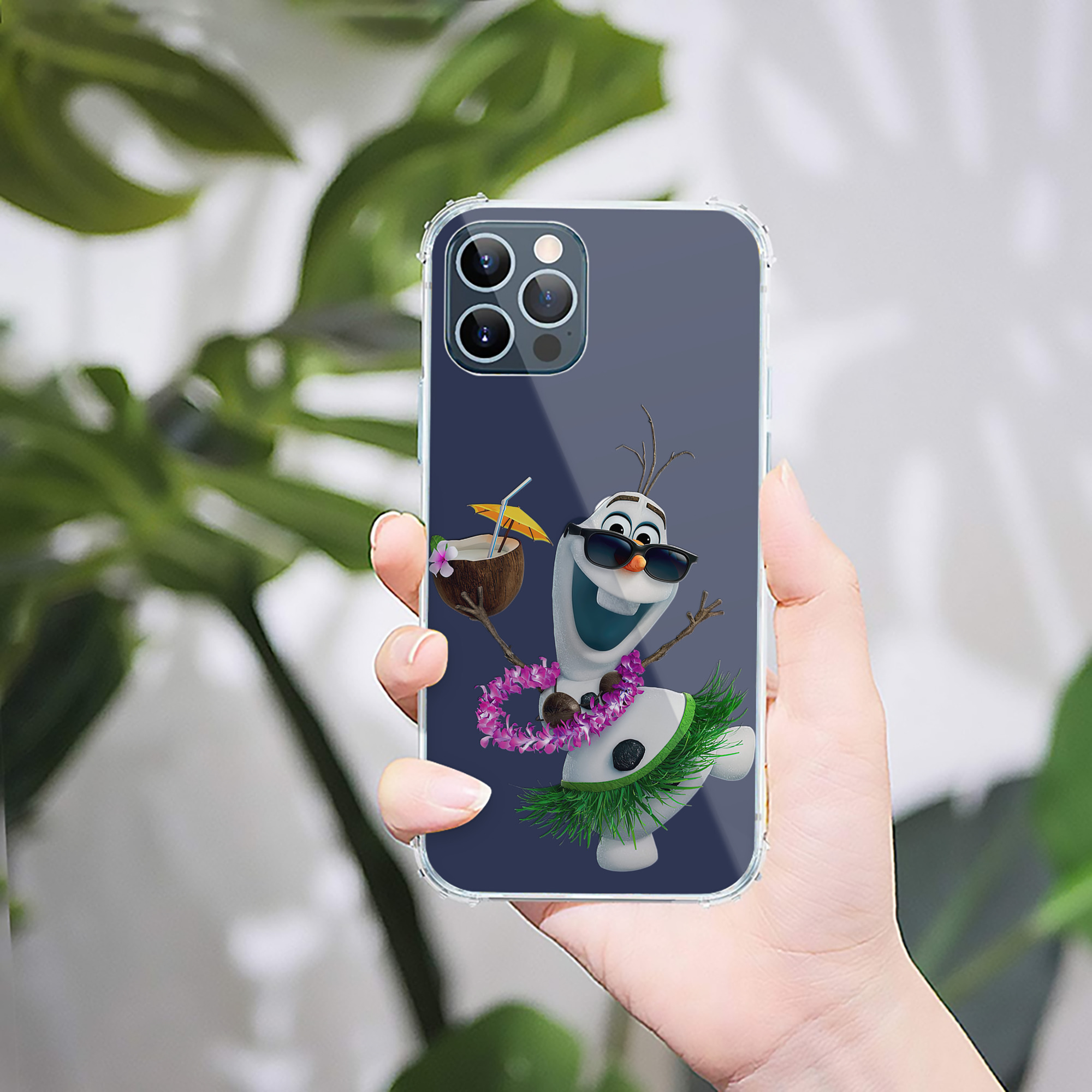 （画像用） アナと雪の女王 アンナ エルサ Frozen Anna Elsa 【iPhone 12シリーズ対応】透明スマホケース（クリアソフトケース）